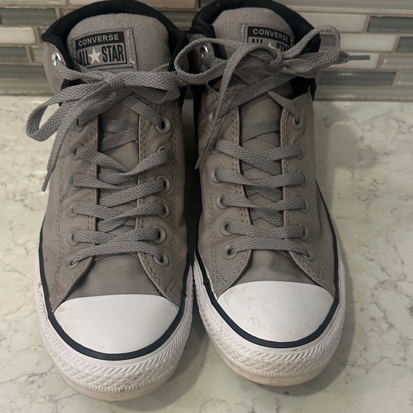 RARE🔥 Sz 9.5 - Converse Chuck Taylor All Star Mid Street Padded Gray 165347C - Picture 2 of 7